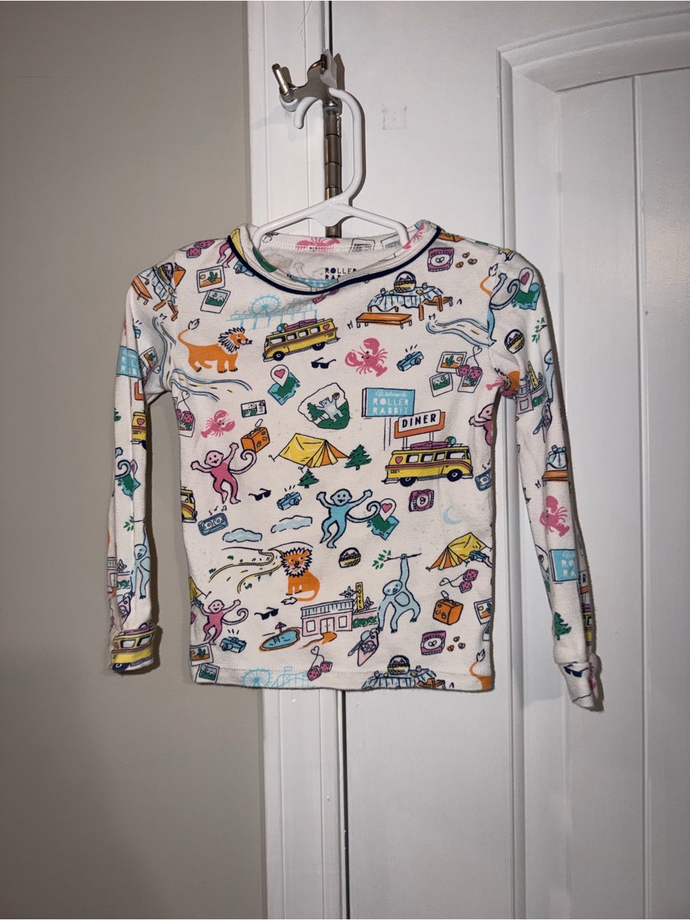 Target x Roller Rabbit Kids Novelty Print Long Sleeve Top 3T
